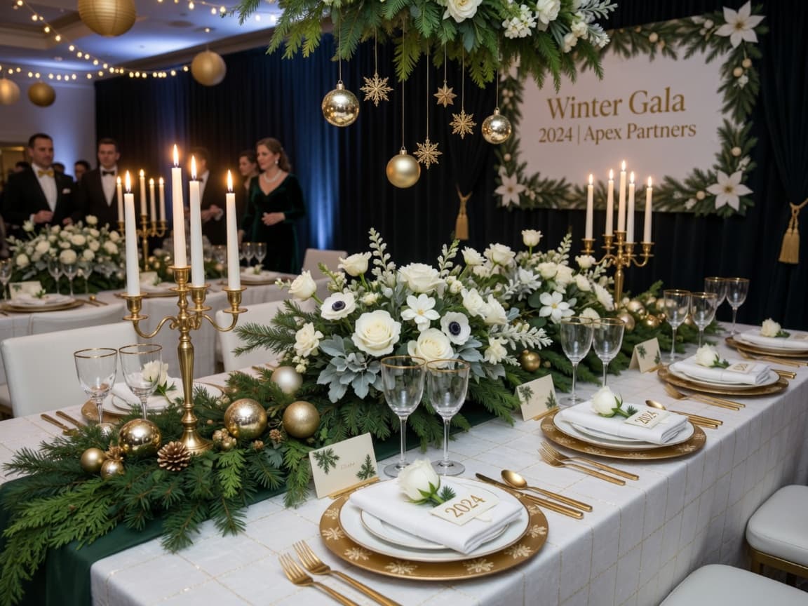 Full ballroom wedding reception